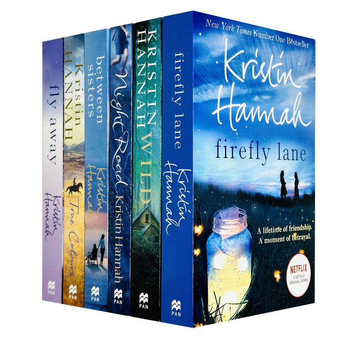 Kristin Hannah 6 Books Collection Set (Firefly Lane, Wild, Night Road)