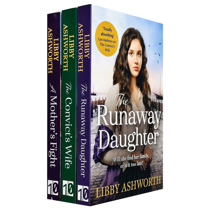 Lancashire Girls Series 3 Books Set by Libby Ashworth A Mothers Fight,Convict