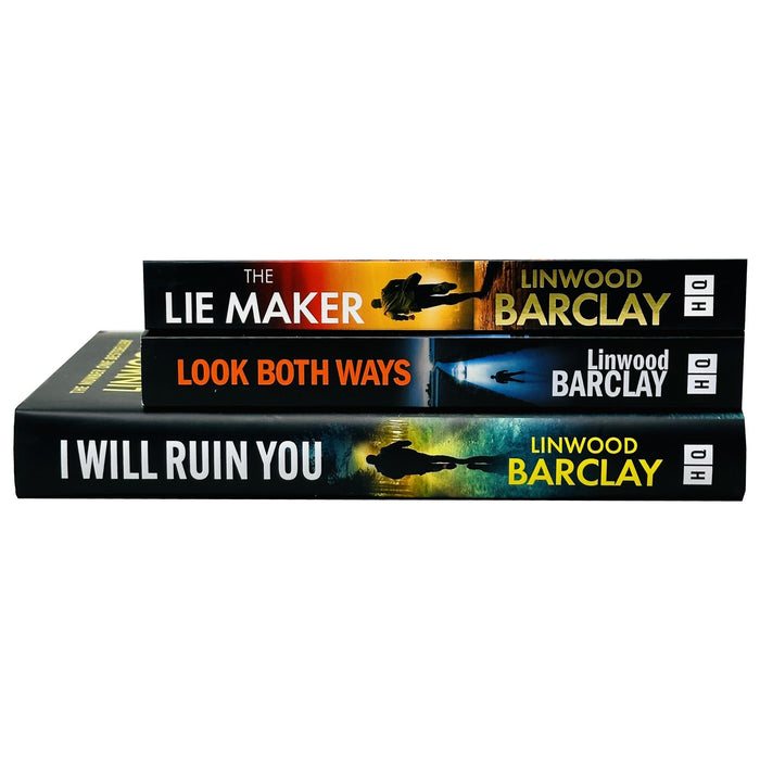 Linwood Barclay Collection 3 Books Set (I WILL RUIN YOU(HB). Lie Maker,Look Both)