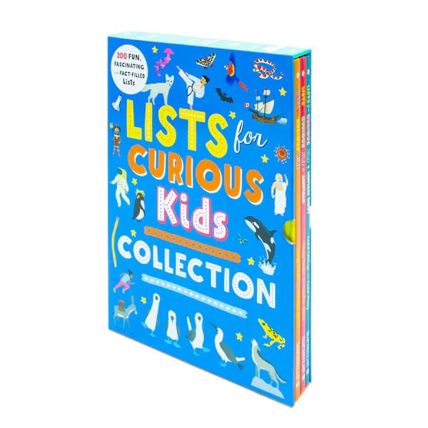 Lists for Curious Kids Collection 3 Books Box Set By Tracey Turner, Rachel Delahaye (Lists for Curious Kids, Human Body & Animals)