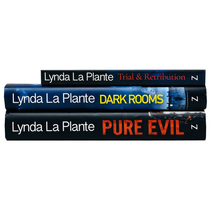 Lynda La Plante 3 Book Set(Pure Evil,Dark Rooms, Trial & Retribution(Paperback)