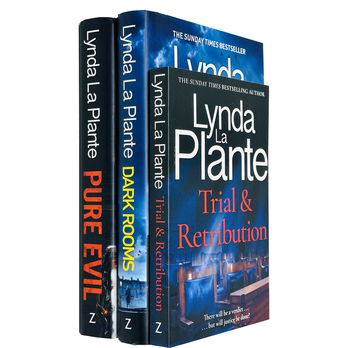 Lynda La Plante 3 Book Set(Pure Evil,Dark Rooms, Trial & Retribution(Paperback)