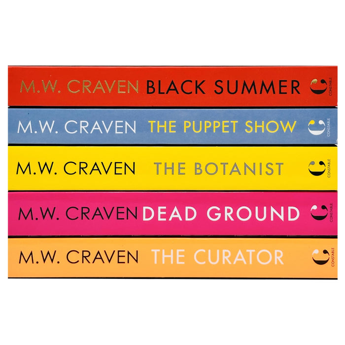 Washington Poe and Avison Fluke Series 5 Books Collection Set By M. W. Craven (The Puppet Show)