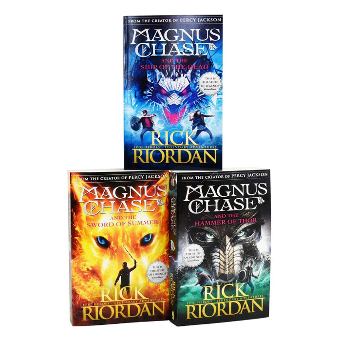 Magnus Chase and the Gods of Asgard Series Collection 3 Books Set By Rick Riordan (Book 1-3) - The Book Bundle