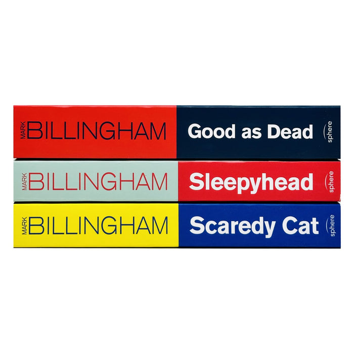 Mark Billingham Tom Thorne Novels Series 3 Books Collection Set (Sleepyhead, Scaredy Cat,Good as Dead)