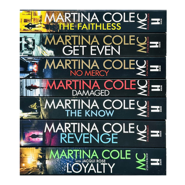 Martina Cole Collection 7 Books Set (Get Even, Loyalty, Revenge, The Know, The Faithless, Damaged, No Mercy)