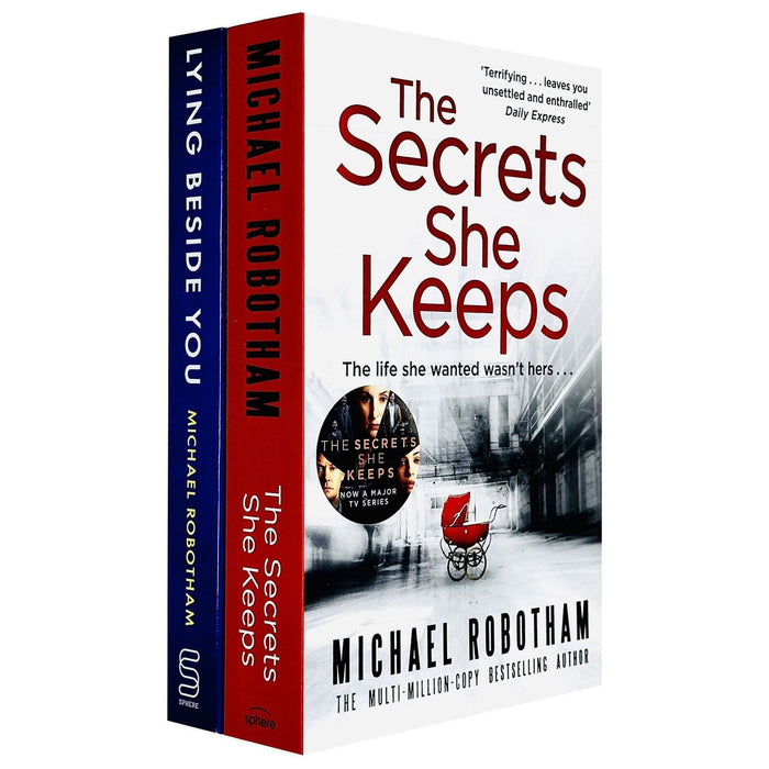 Michael Robotham  2 Books Set (The Secrets She Keeps & Lying Beside You)