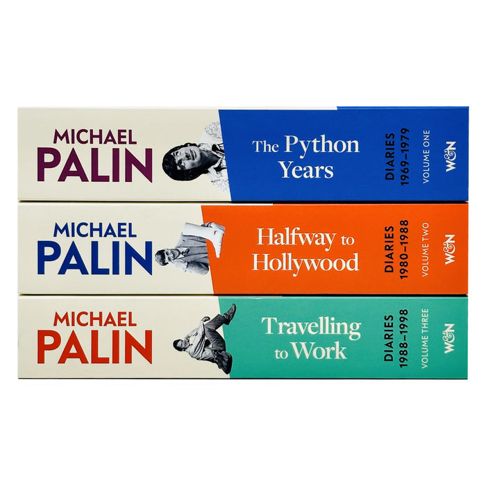 Michael Palin Diaries Volume 1-3 Books Collection Set (The Python Years: Diaries 1969-1979)