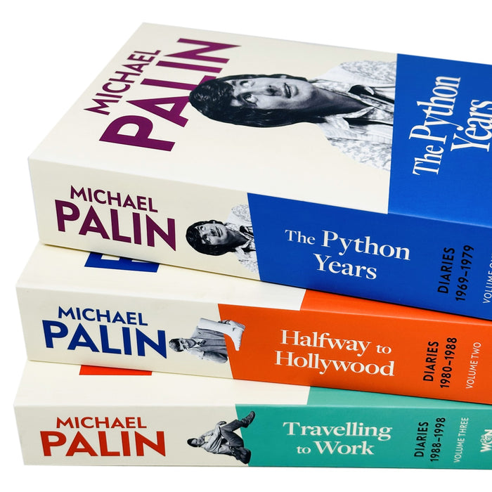 Michael Palin Diaries Volume 1-3 Books Collection Set (The Python Years: Diaries 1969-1979)