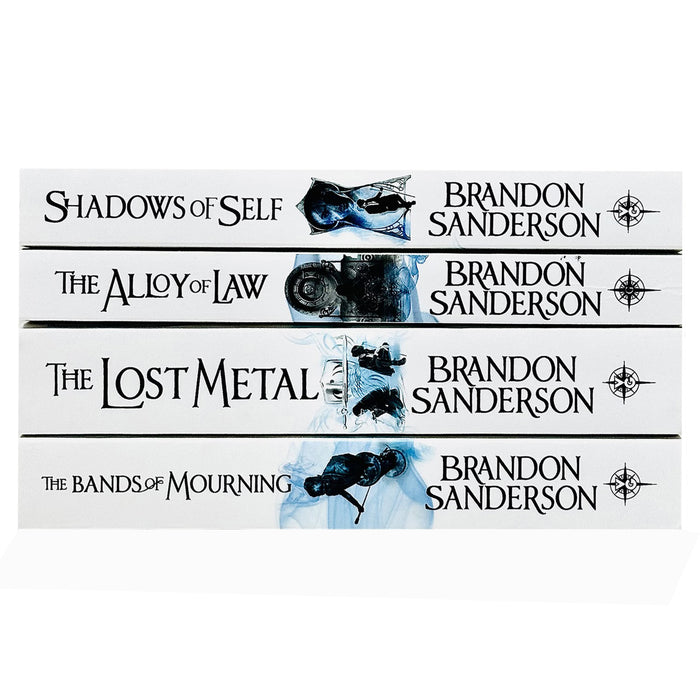 Mistborn Series 4 Books Collection Set (The Alloy of Law, Shadows of Self, The Bands of Mourning & The Lost Metal)