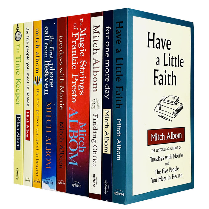 Mitch Albom Collection 9 Books Set (Have A Little Faith,For One More Day,Finding Chika)