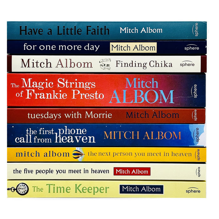 Mitch Albom Collection 9 Books Set (Have A Little Faith,For One More Day,Finding Chika)