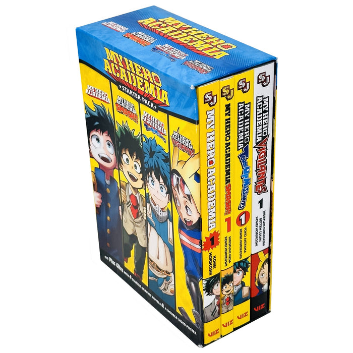 My Hero Academia Series Volume 1 Starter Pack of Smash, Team up Missions & Vigilantes Collection Books Box Set