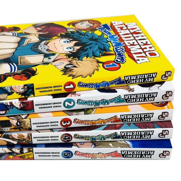 My Hero Academia Team-Up Missions Volume 1-5 Books Collection Set By Yoko Akiyama