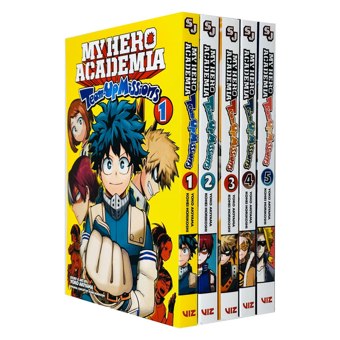 My Hero Academia Team-Up Missions Volume 1-5 Books Collection Set By Yoko Akiyama