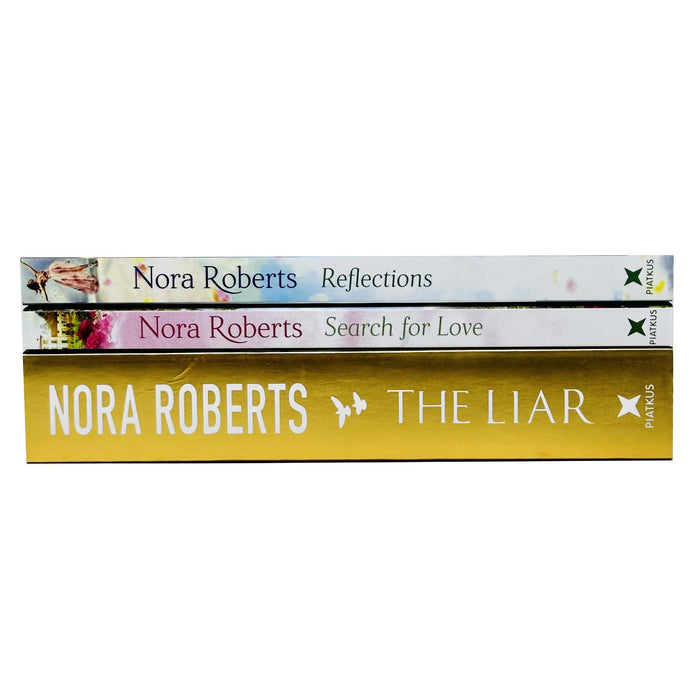 Nora Roberts Collection 3 Books Set (Reflections, Search For Love & The Liar)