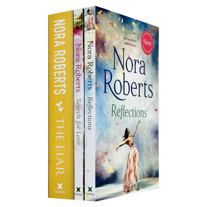 Nora Roberts Collection 3 Books Set (Reflections, Search For Love & The Liar)