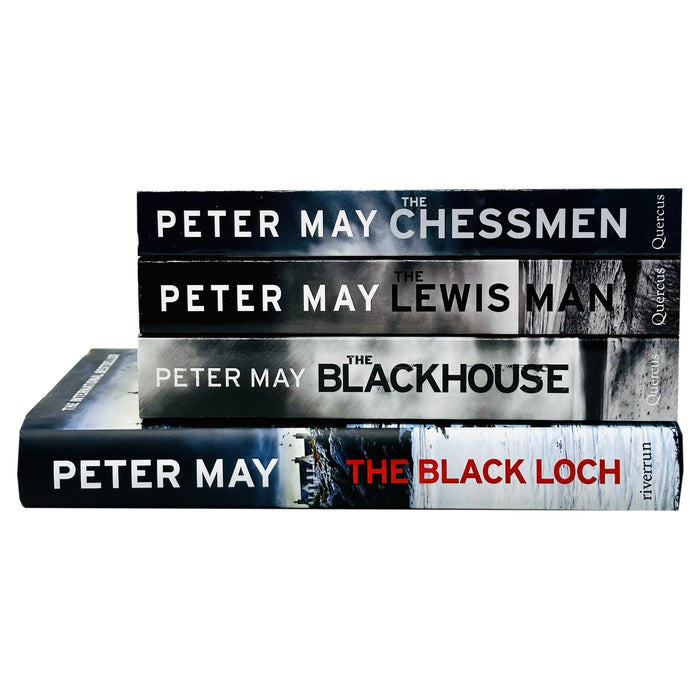 Peter May The Lewis Trilogy 4 Books Collection Set (The Blackhouse, The Lewis Man, The Chessmen & The Black Loch)