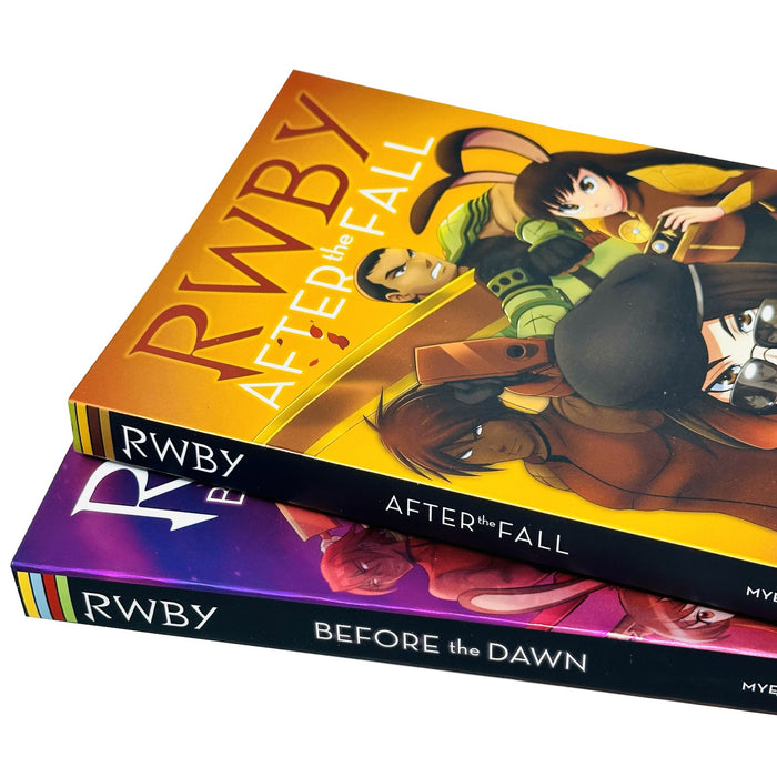 RWBY Series 2 Books Collection Set by E. C. Myers After the Fall, Before Dawn