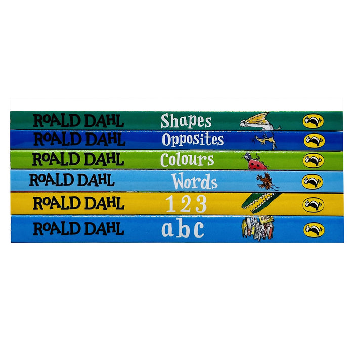 Roald Dahl Early Learning Pre-School Children Collection 6 Books Board Book Collection Set