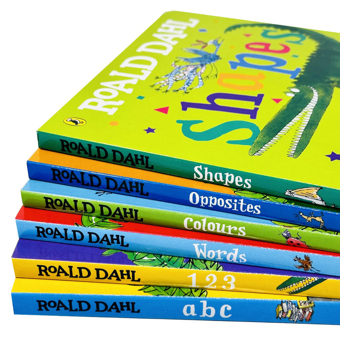 Roald Dahl Early Learning Pre-School Children Collection 6 Books Board Book Collection Set