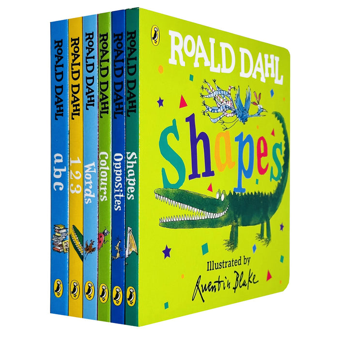 Roald Dahl Early Learning Pre-School Children Collection 6 Books Board Book Collection Set