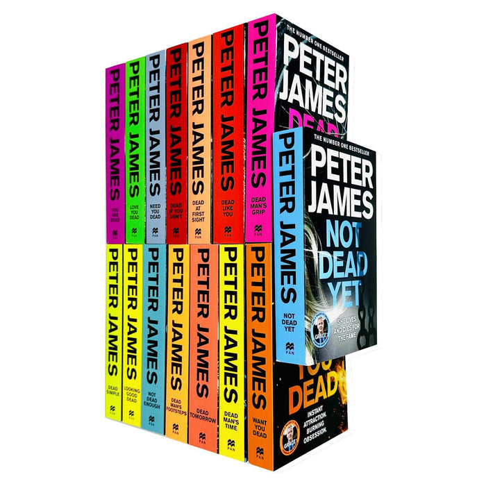 Roy Grace Series Book 1-15 Collection 15 Books Set By Peter James (Dead Simple, Looking Good Dead)