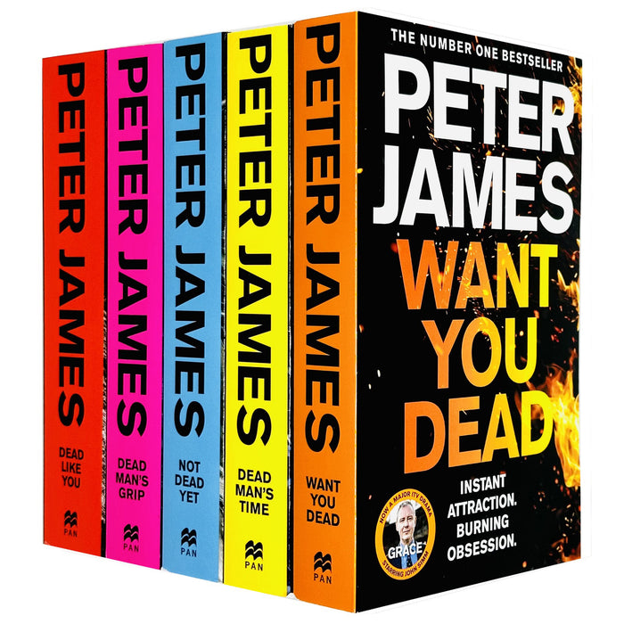 Roy Grace Series Book 6-10 Collection 5 Books Set By Peter James(Set 2) (Dead Like You)