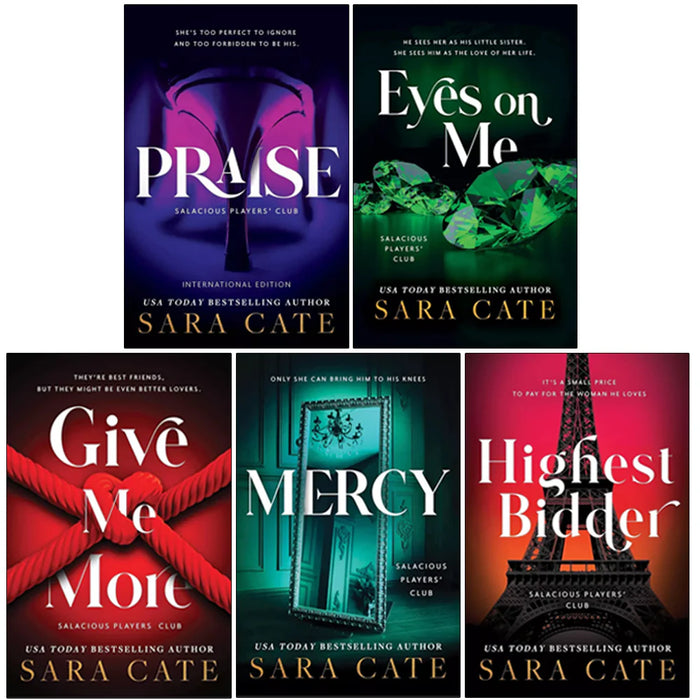 Salacious Players Club Collection 5 Books Set By Sara Cate (Mercy, Highest Bidder)