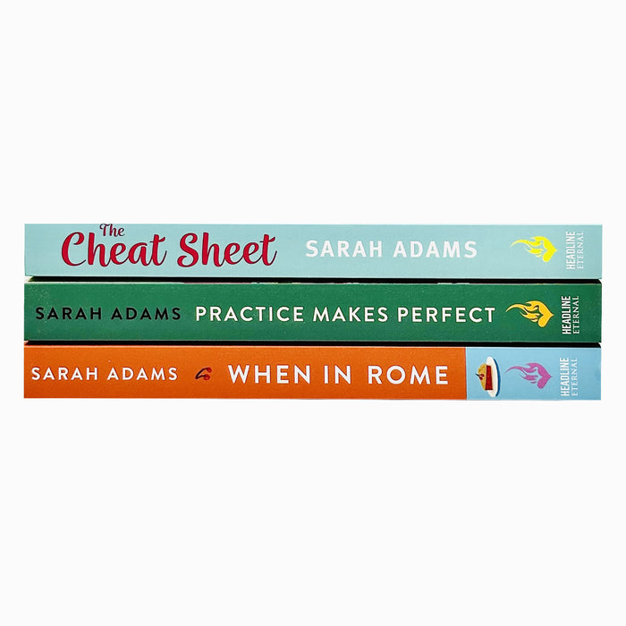 Sarah Adams Collection 3 Books Set (The Cheat Sheet, When in Rome & Practice Makes Perfect)