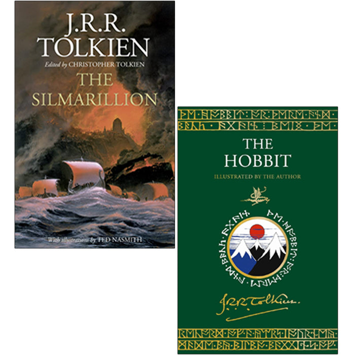 The Silmarillion & The Hobbit Collection 2 Books Set By J. R. R. Tolkien