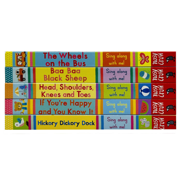 Sing Along With Me! Series 5 Books Collection Set By Yu-hsuan Huang(The Wheels on the Bus)