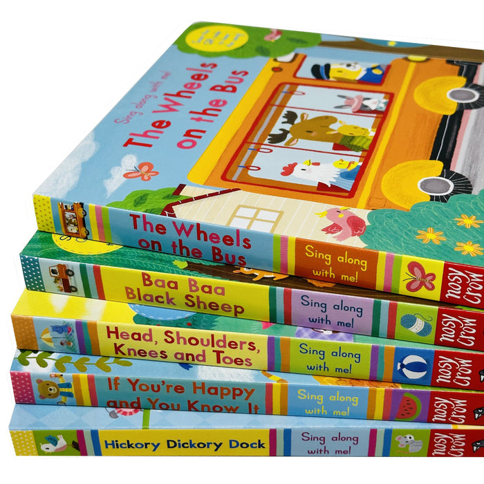 Sing Along With Me! Series 5 Books Collection Set By Yu-hsuan Huang(The Wheels on the Bus)