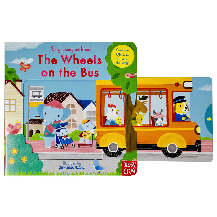 Sing Along With Me! Series 5 Books Collection Set By Yu-hsuan Huang(The Wheels on the Bus)