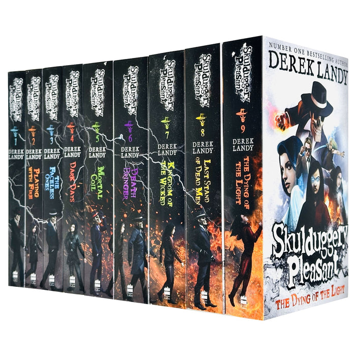 Skulduggery Pleasant  Series Books 1 - 9 Collection Box Set by Derek Landy