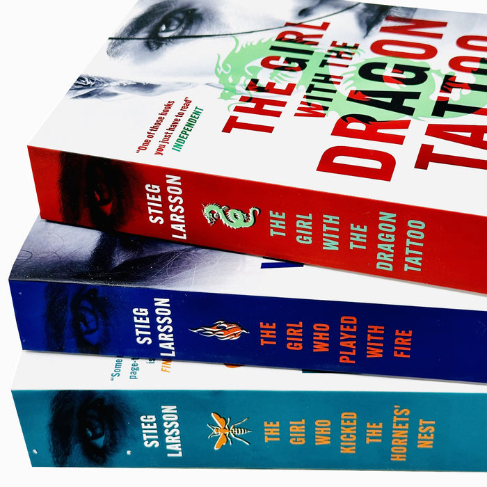 The Millennium series 3 Books Collection Set by Stieg Larsson (Books 1 - 3) - The Book Bundle