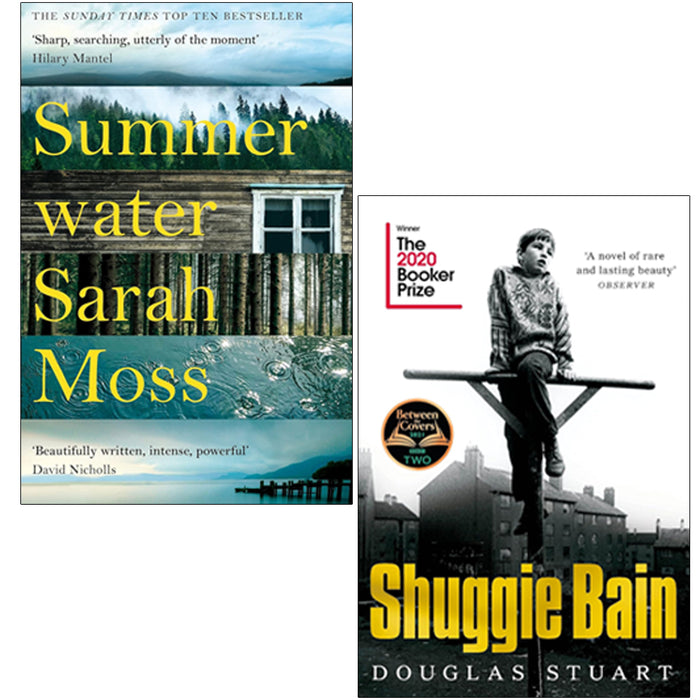 Summerwater By Sarah Moss & Shuggie Bain By Douglas Stuart 2 Books Collection Set