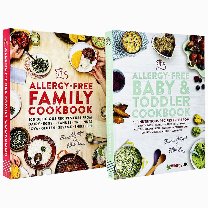 The Allergy-Free Baby & Toddler Cookbook & The Allergy-Free Family Cookbook 2 Books Collection Set