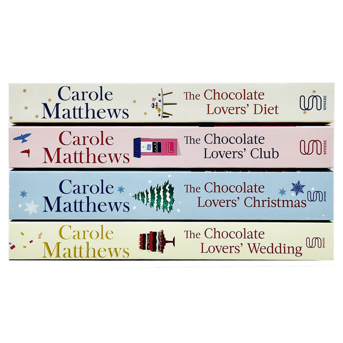 Carole Matthews Chocolate Lovers Series 4 Books Collection Set (Christmas, Wedding, Diet, Club)