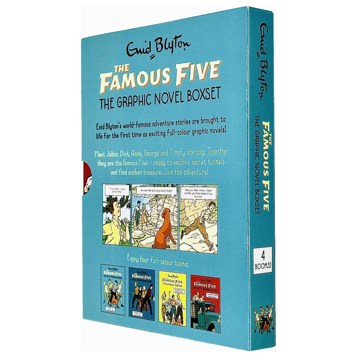 The Famous Five Graphic Novel 4 Books Collection Box Set By Enid Blyton