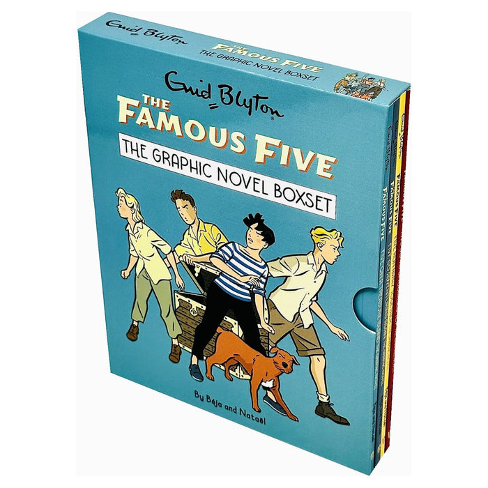 The Famous Five Graphic Novel 4 Books Collection Box Set By Enid Blyton