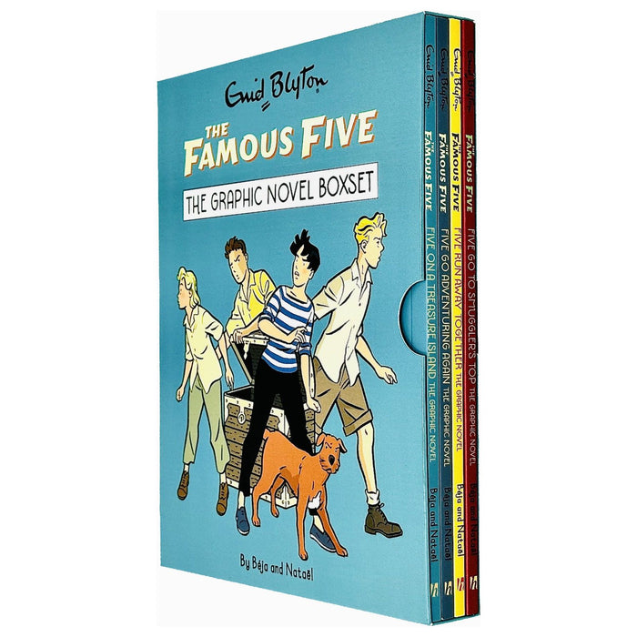 The Famous Five Graphic Novel 4 Books Collection Box Set By Enid Blyton