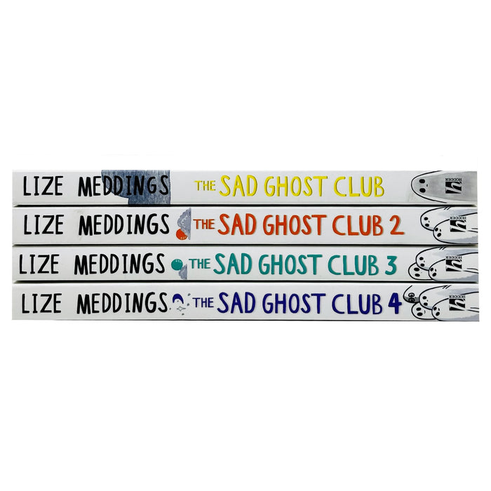 The Sad Ghost Club Volume 1-4 Find Your Kindred Spirits Collection 4 Books Set By Lize Meddings