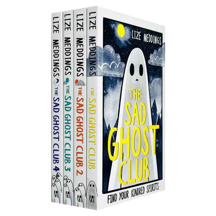 The Sad Ghost Club Volume 1-4 Find Your Kindred Spirits Collection 4 Books Set By Lize Meddings