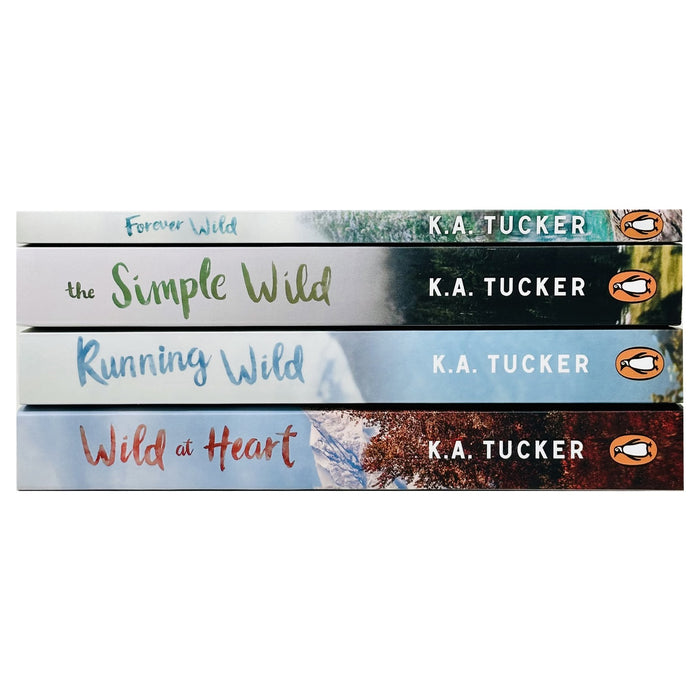 The Simple Wild series 4 Books Collection Set by K.A. Tucker (Running Wild)