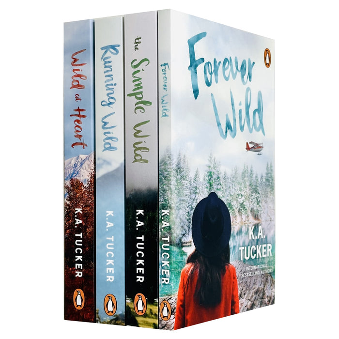 The Simple Wild series 4 Books Collection Set by K.A. Tucker (Running Wild)