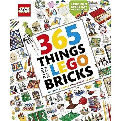 365 Things to Do with LEGO Bricks By DK & The LEGO Ideas Book New Edition You Can Build Anything! By Simon Hugo, Tori Kosara 2 Books Collection Set