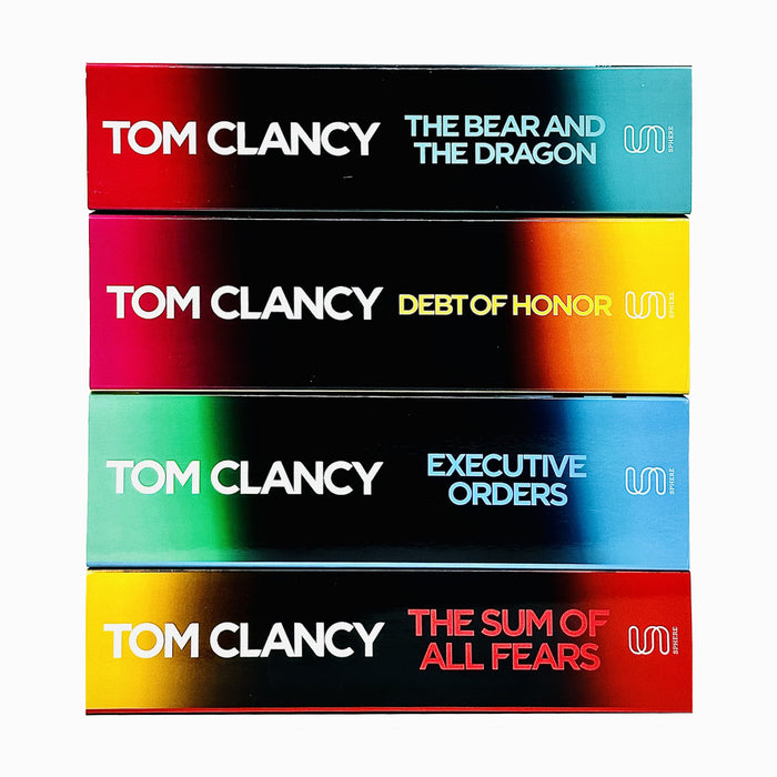 Tom Clancy Jack Ryan Series 4 Books Collection Set (The Bear and the Dragon)