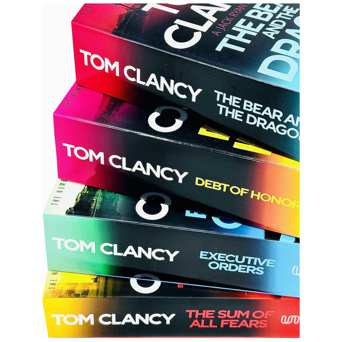 Tom Clancy Jack Ryan Series 4 Books Collection Set (The Bear and the Dragon)