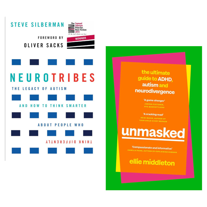 NeuroTribes & UNMASKED (HB) 2 Books Set